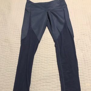 Alo Yoga Navy Blue mesh leggings